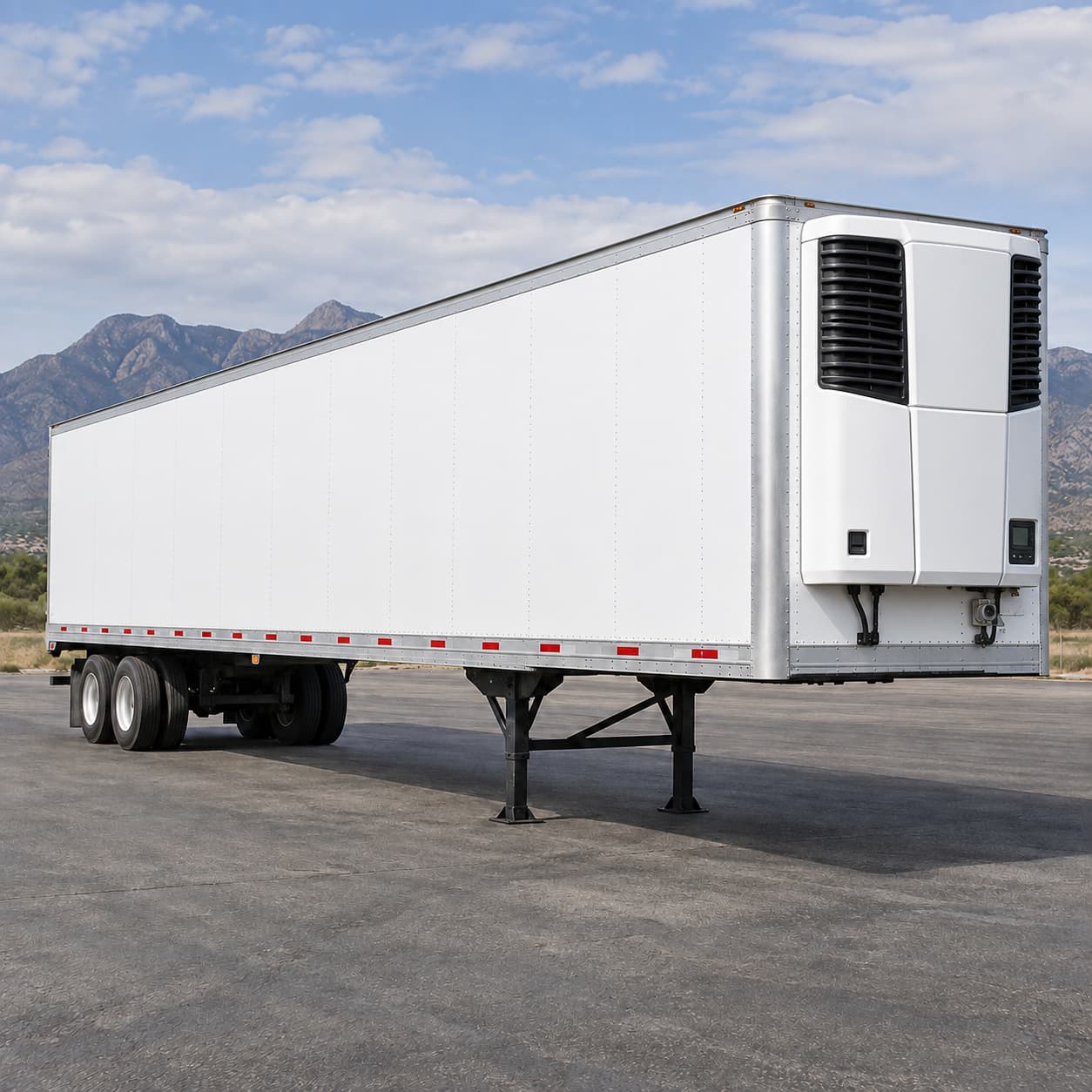 Caja refrigerada de Trailer Point disponible para renta